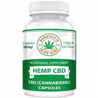 Hempture Hemp CBD Capsules 300mg (30 Vegan Capsules) - 1