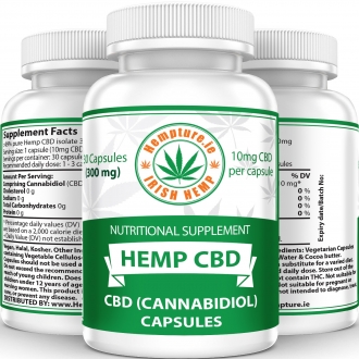 Hempture Hemp CBD Capsules 300mg (30 Vegan Capsules) - 2