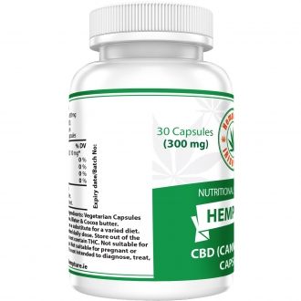 Hempture Hemp CBD Capsules 300mg (30 Vegan Capsules) - 4