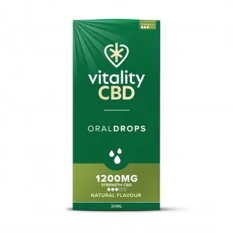 Vitality CBD CBD Oral Drops Natural Flavour 30ml - 13