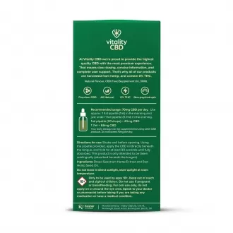 Vitality CBD CBD Oral Drops Natural Flavour 30ml - 15