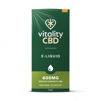 Vitality CBD Broad Spectrum CBD E-liquid Natural Flavour 30ml - 6