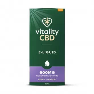  Vitality CBD Broad Spectrum CBD E-liquid Berry Flavour 30ml - 3