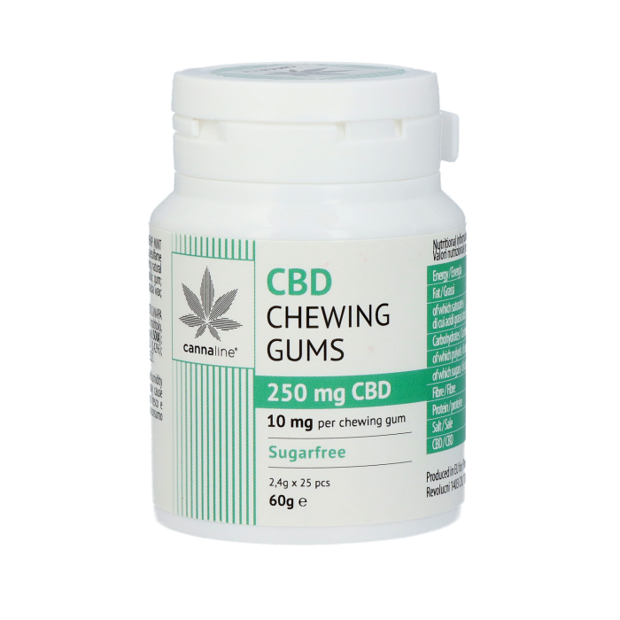  Cannaline Chewing Gums with CBD (10mg/gum) - 1