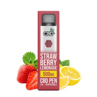 Strawberry Lemonade CBD Vape Pen 500mg (ready to use)