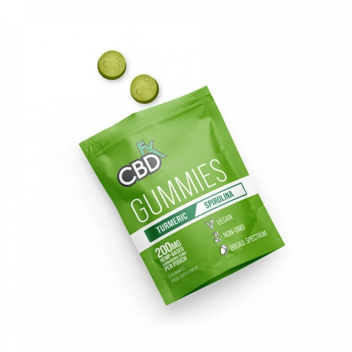 CBD Vegan Gummies 200mg Turmeric...