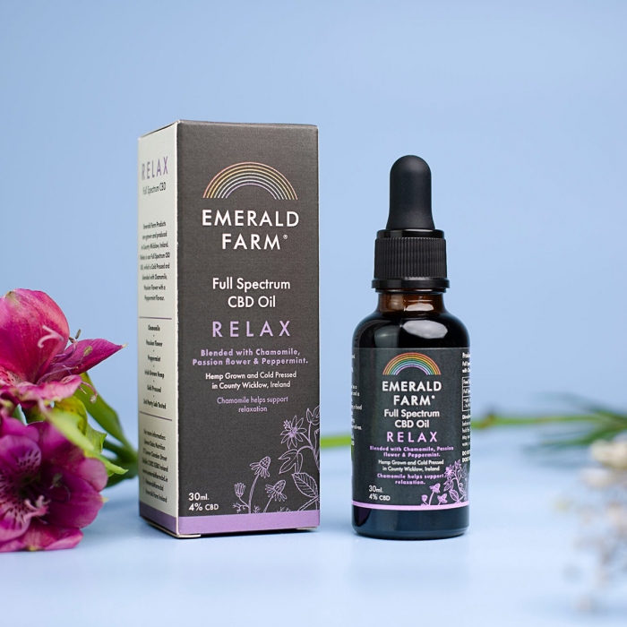 Emerald Farm CBD Oil Relax 4% 900mg 30ml