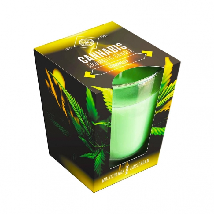 Citronella Scented 'Cannabis' Candle