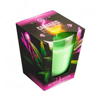 Rose Flower Scented 'Cannabis' Candle