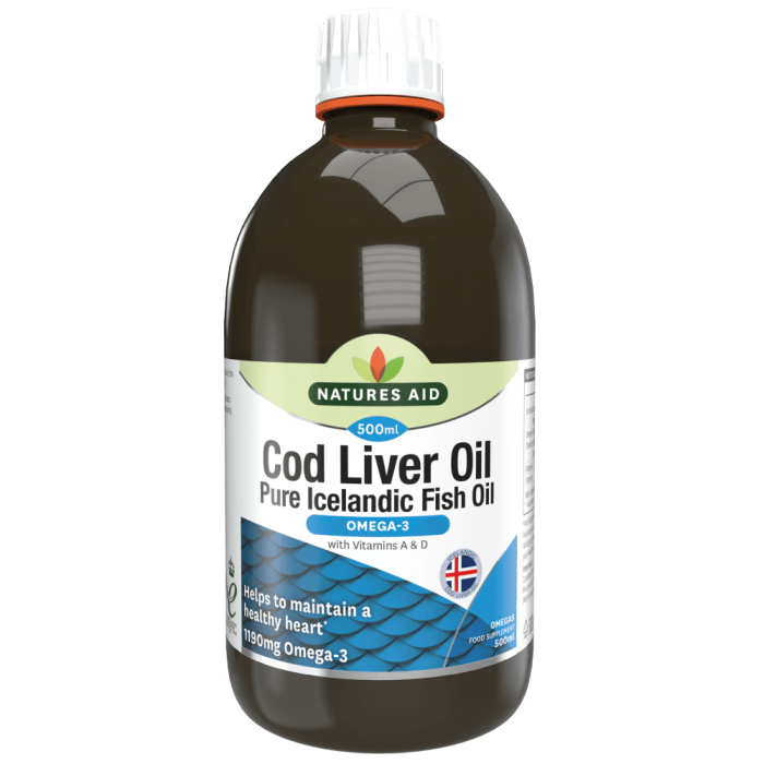 Cod Liver Oil Omega-3 500ml