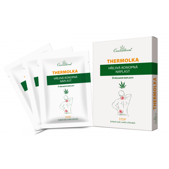 Thermolka Heat Patches with Hemp Oil