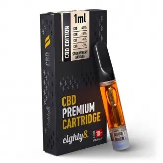 Premium 45% CBD Cartridge Strawberry Banana 1ml