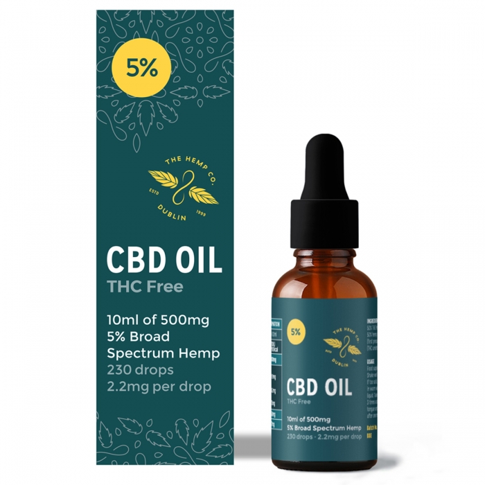 CBD Oil Broad Spectrum 5% 500mg 10ml