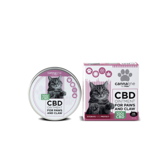 Ointment for Paws and Claws for Cats (100mg CBD) 30ml