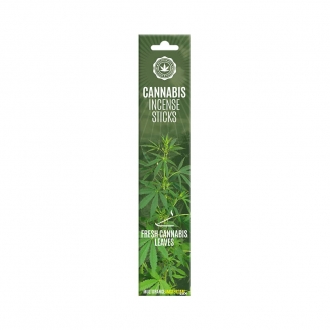 Fresh Cannabis Leaves Scented Incense Sticks