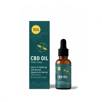 CBD Oil Broad Spectrum 15% 1500mg 10ml