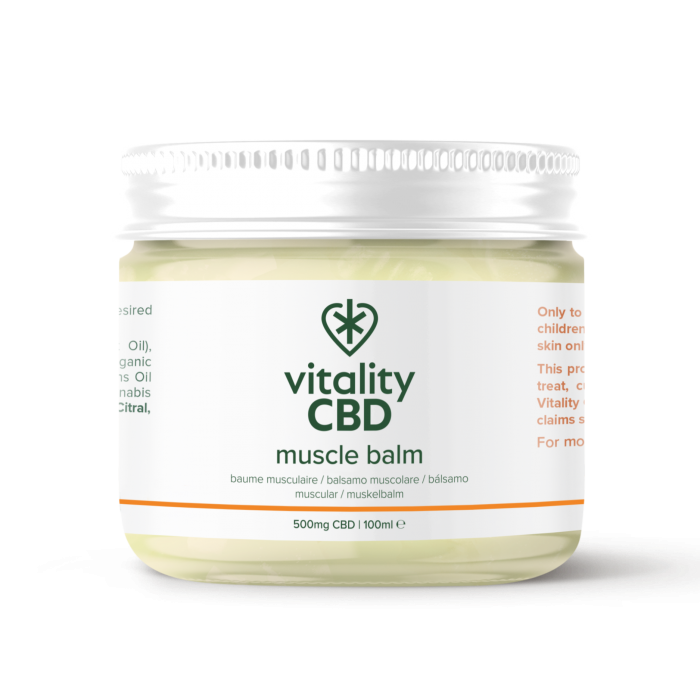 CBD Muscle Balm 100ml (500mg CBD)