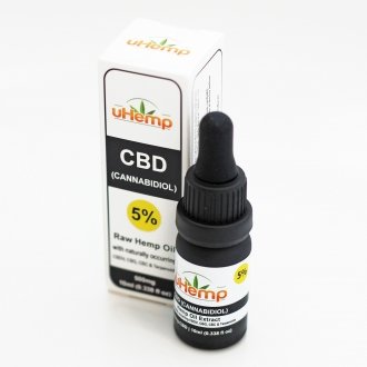 Hemp Oil Drops 500mg CBD (Cannabidiol) (5%) 10ml