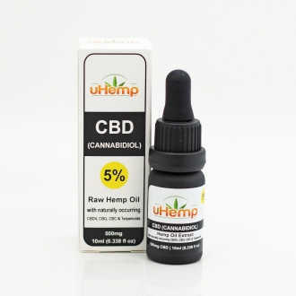 Hemp Oil Drops 500mg CBD (Cannabidiol) (5%) 10ml