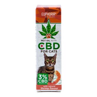 CBD Oil Drops for Cats Shrimp Flavour 3%